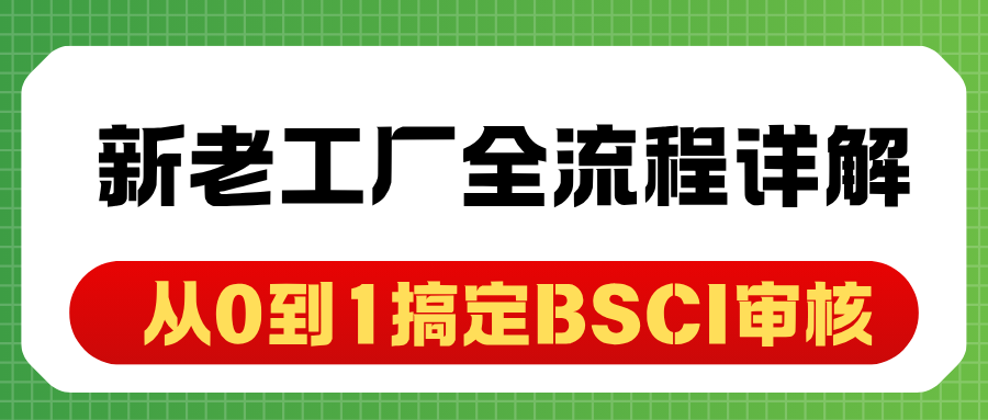 从0到1搞定BSCI审核：新老工厂全流程详解（附避坑指南）
